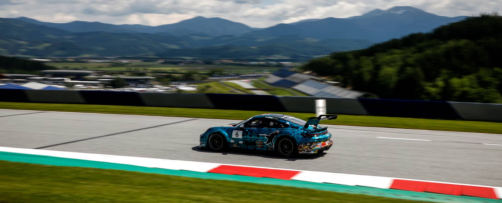 BLACK FALCON Porsche 911 992 GT3 Cup #6 von Carlos Rivas auf dem Red Bull Ring