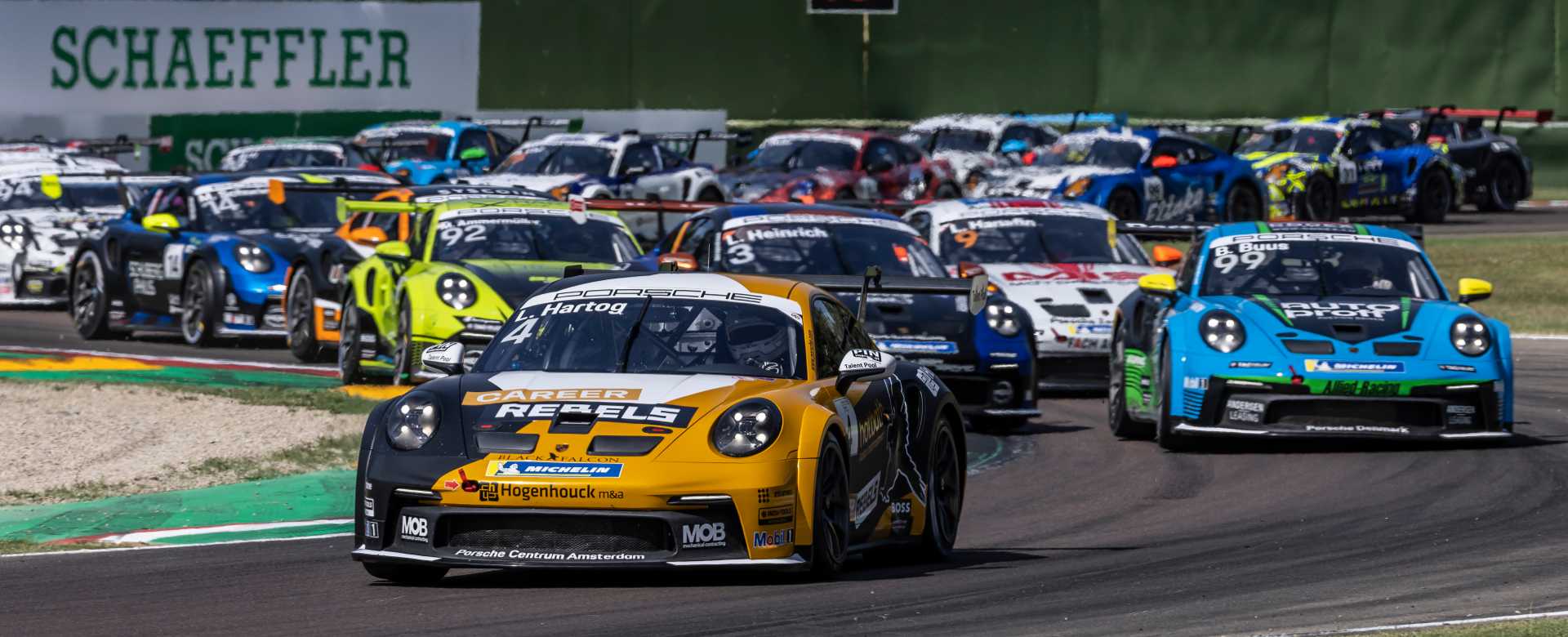 BLACK FALCON Porsche 992 GT3 Cup Loek Hartog Porsche Carrera Cup 2022